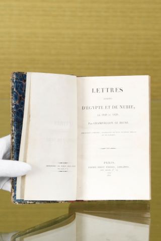 Lettres écrites d'Égypte et de Nubie en 1828 et 1829.