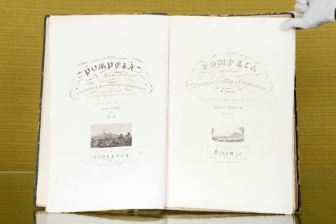 Pompeia. Traité pittoresque, historique et géométrique. Ouvrage dessiné sur les…