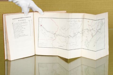 Atlas et description du canal royal de Languedoc ; ou…