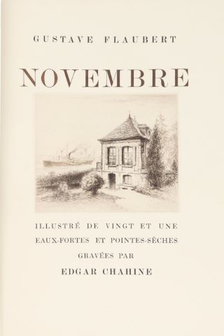 [CHAHINE (Edgar)] - FLAUBERT (Gustave).