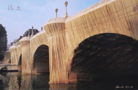 The Pont Neuf wrapped, Paris