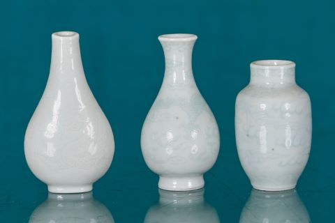 3 vases miniatures