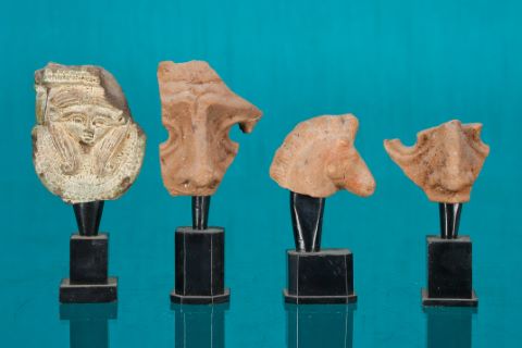 4 fragments archéologiques