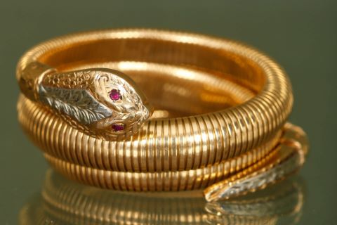 Bracelet serpent tubogaz