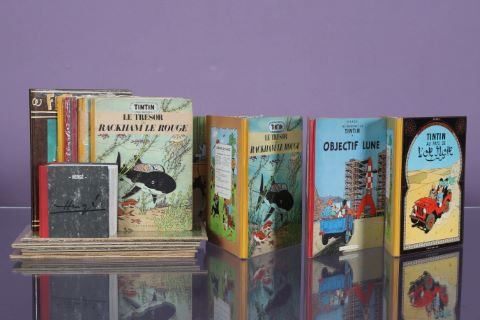 Tintin, 8 albums dos toilé