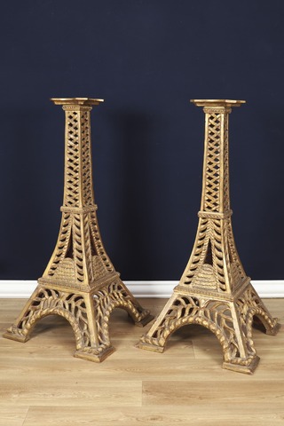 Paire de sellettes Tour Eiffel