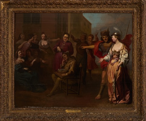 La Calomnie d'Apelle ou scène mythologique avec le Roi Midas
