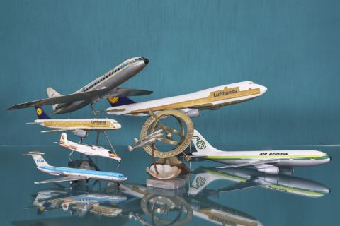Lufthansa, Air Inter, KLM, Air Afrique, Air Guadeloupe