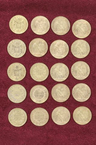 20 pièces de 20 francs (2nd Empire & République)