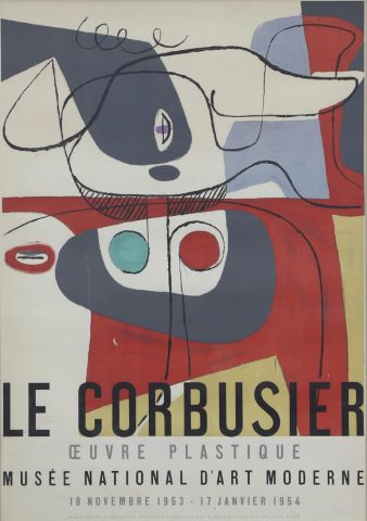 Le Corbusier Œuvre plastique - Affiche pour une exposition au…