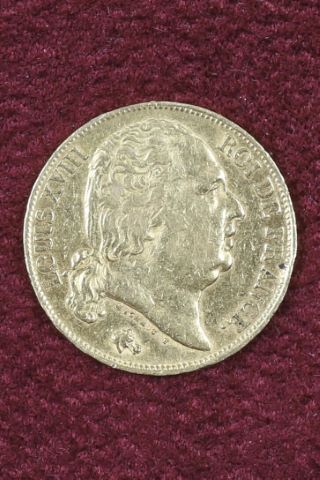 20 francs Louis XVIII