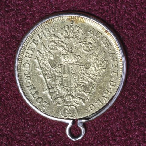 1 double-ducat en or (917‰), Joseph II, 1786 - monté…