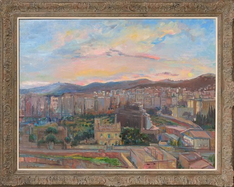 Atardecer de Barcelona