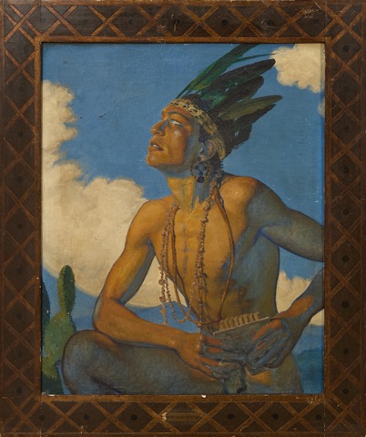 Portrait présumé de Serge Lifar en Nezahualcóyotl