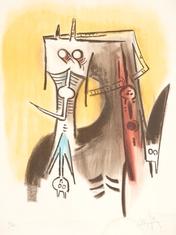 Le Regard Vertical [4 lithographies]
