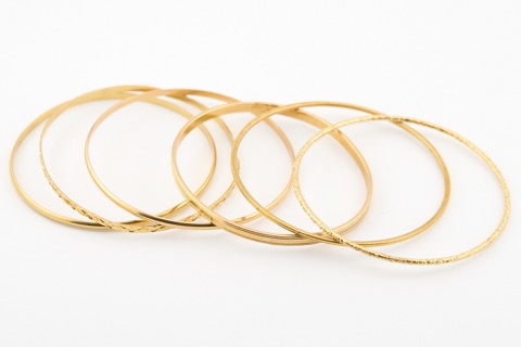 6 bracelets jonc [5+1]