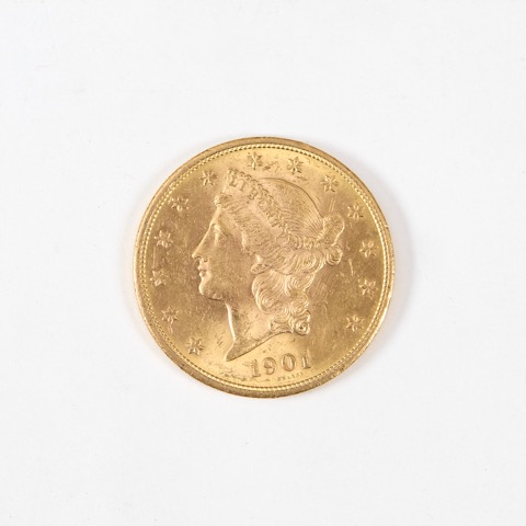 1 pièce de 20 dollars Liberty Head