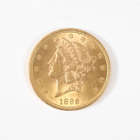 1 pièce de 20 dollars Liberty Head