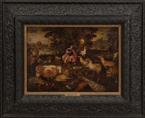 Orphée charmant les animaux