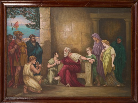 Socrate avec ses disciples